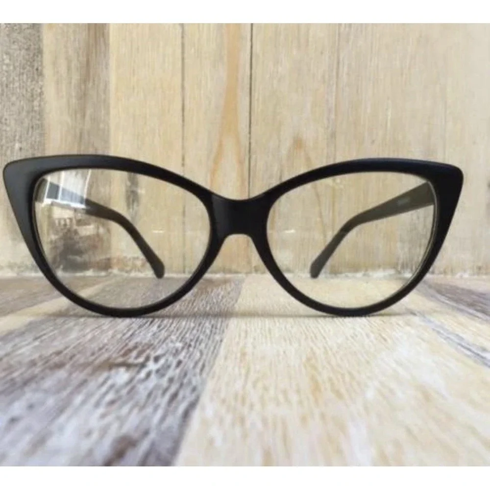 Thin Elegant Cat Eye Fashion WaYfe Frames Clear Lens Eyeglasses Glasses 80475 M